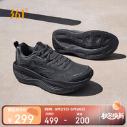 361°運動鞋男爆沫5夏季網(wǎng)面透氣厚底緩震慢跑步鞋子男672532212-5