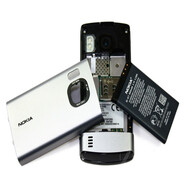 諾基亞（NOKIA） 6700s 移動(dòng)聯(lián)通3g卡滑蓋按鍵金屬殼學(xué)生老人手機 銀色/移動(dòng)聯(lián)通版 128MB x 套餐一 一電一充 x 中國大陸