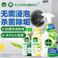 滴露洗衣機清洗劑強力除垢殺菌消毒液滾筒波輪機槽深度清潔劑非爆氧粉 【洗衣機清潔組合】洗衣機清洗劑*2+除霉噴霧