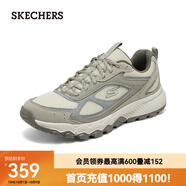 斯凱奇（Skechers）男鞋復古戶(hù)外鞋徒步鞋輕質(zhì)舒適緩震城市戶(hù)外運動(dòng)休閑鞋237631 自然色/灰色/NTGY 42