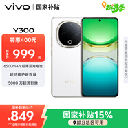 vivo Y300 8GB+256GB 瑞雪白 國家補(bǔ)貼 新一代超級揚(yáng)聲器 6500mAh超薄藍(lán)海電池 超抗摔護(hù)眼直屏 AI手機(jī)