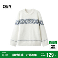 森馬毛衫男冬季費(fèi)爾島提花民族風(fēng)針織衫復(fù)古情侶毛衣109724107206