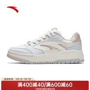 安踏（ANTA）982丨王一博同款板鞋女秋冬季厚底運(yùn)動(dòng)休閑鞋商場(chǎng)同 淺霧灰/象牙白-4 37.5