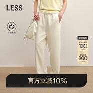 LESS【商場(chǎng)同款】2025秋新款棉萊賽爾直筒九分牛仔褲2P7E14420 986牛仔白 M