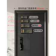 中掌柜回家儀式感門牌定制定做門牌號碼牌家用門牌號高級感輕奢創(chuàng)意意式 多款尺寸任您挑選信息說明勿拍不 20x9cm
