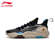 李寧閃擊9籃球鞋減震低幫男鞋2025春季透氣耐磨回彈男鞋子運動(dòng)鞋 黑色/銀色(001) 42