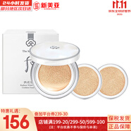 后（The history of Whoo）面霜后天氣丹水妍津率享氣韻生面霜女護膚品試用體驗中小樣保濕 后雪玉凝潤白氣墊1正2替換 45ml