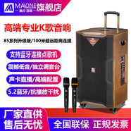 曼龍（MALONE） M-8518L高端戶(hù)外音響18吋大功率帶無(wú)線(xiàn)藍牙話(huà)筒原聲K歌移動(dòng)拉桿廣場(chǎng)舞音箱重低音專(zhuān)用音響 M-8512L升級版+單話(huà)筒耳麥+禮包