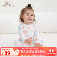 英氏（YEEHOO）嬰兒衣服嬰兒連體衣新生兒衣服寶寶衣服春秋爬服1歲-2歲