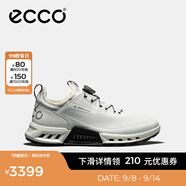 愛(ài)步（ECCO）BIOM高爾夫男鞋 Golf球鞋運動(dòng)鞋男 健步C4 130424 HL白色/黑色1304245122740