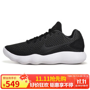 耐克NIKE男子籃球鞋HYPERDUNK防滑低幫運動鞋897637-001黑白40.5
