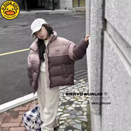 G.DUCKKIDS兒童羽絨服棉服女童冬裝2025新款洋氣冬季加厚棉衣小女孩外套棉襖 熱售粉咖色拼接 150 cm 建議身高140-145cm11-12歲