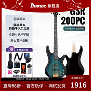 Ibanez依班娜電貝司GSR320 GSR200低音BASS電貝斯帶前級驅(qū)動 GSR200PC-TMU 淺藍(lán)色漸變