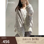 SNIDEL秋冬甜美仙女純色高腰荷葉邊壓褶A字雪紡短裙褲SWFP234243 深藍(lán)色 M (1)