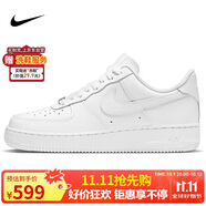 耐克NIKE緩震板鞋男空軍一號AIR FORCE 1運(yùn)動小白鞋CW2288-111白44.5