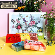 卡莎灡六福大禮盒6塊*80克精油皂手工皂潔面洗澡送女生節(jié)日生日禮物 華麗版六福大禮盒80克*6塊