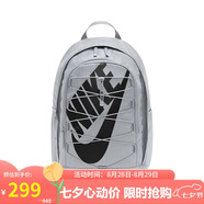 耐克（NIKE）男女雙肩包背包 大容量旅行包電腦書(shū)包休閑包DV1296-012 灰色