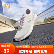 361°運動鞋女秋季網(wǎng)面透氣戶外輕便通勤軟底慢跑步鞋子女681832270-5