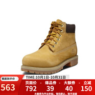 添柏嵐（Timberland）經(jīng)典6寸大黃靴戶(hù)外男女防水真皮寬版 12909W女款-小麥色 39