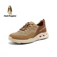 暇步士（Hush Puppies）2025春男舒適運動鞋B7U08AM5 卡其色 41