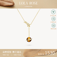 LOLA ROSE羅拉玫瑰日心說(shuō)系列女士項(xiàng)鏈女生日禮物節(jié)日禮物送女朋友 LR50605-虎眼石