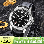 卡西歐（CASIO）手表男 鋼鐵黑暗之心 防水商務(wù)休閑指針日期顯示男表  MTP-VD01L-1E