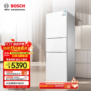 博世（BOSCH） 274升 三門冰箱小型電冰箱混冷無霜維他保鮮玻璃面板（白色）KKU28S20TI