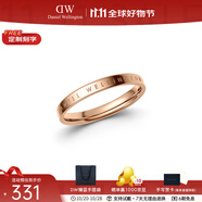 丹尼爾惠靈頓（DanielWellington）dw戒指女男 經(jīng)典玫瑰金情侶對(duì)戒 生日禮物送女友送男友 54號(hào) DW00400018 玫瑰金