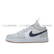 耐克（NIKE）AJ1經(jīng)典復(fù)古輕便運(yùn)動(dòng)板鞋GS童款女款553560-146 白灰553560-146 36