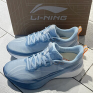 李寧（LI-NING）2025春夏新款赤兔8PRO男款跑步鞋全掌?中底體考運動(dòng)跑鞋ARPV003 ARPV003-15 凈空藍 赤兔8pro 39 【保障支持鑒定】