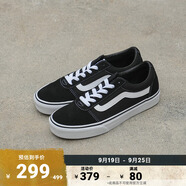 VANS范斯官方 Ward經(jīng)典黑個性街頭復(fù)古男鞋板鞋 黑色 44.5