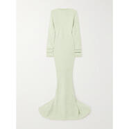 瑞克·歐文斯（RICK OWENS） FW24 輕奢 女士 LUNA 露背拉絨針織睡裙 Light green 20 | small