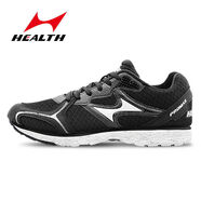 海爾斯（HEALTH）跑步鞋中考體側鞋訓練鞋男女學(xué)生輕便網(wǎng)面透氣運動(dòng)鞋705 7705/黑色 鞋碼偏緊建議拍大一碼 41