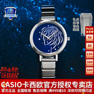 卡西歐（CASIO）【送禮物】手表女SHEEN日韓表紙花火主題休閑皮帶女電子表 SHE-C130D-2AU花火主題