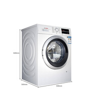 博世Bosch/ XQG100WAP282602W滾筒10kg洗衣機(jī)全自動(dòng)變頻白色銀色 白色WAP282602W1400轉(zhuǎn)
