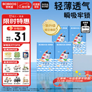 巴布豆（BOBDOG）小波浪紙尿褲S208片箱裝(3-4.5KG)尿不濕【品牌直供 安心品質(zhì)】