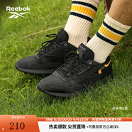 Reebok銳步官方男女款CLASSIC LEATHER黑武士美拉德休閑復(fù)古跑鞋 100032804 37.5 (24cm),US:6