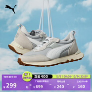 彪馬（PUMA）【復古跑鞋】防滑慢跑鞋男女低幫休閑鞋RIDER FV391925 淺灰色-白-灰色-08 44.5