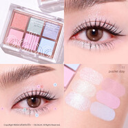 泰國odbo六色眼影盤(pán)焦糖可愛(ài)粉質(zhì)細膩自然顯色日常持久不飛粉平價(jià) 11