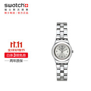 斯沃琪（Swatch）瑞士手表 金屬系列 大步流星 節(jié)日禮物 小巧女士石英表YSS300G