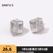 三福休閑星星蝴蝶結(jié)耳夾一對(duì) 時(shí)尚個(gè)性首飾配飾耳環(huán)842600 32420-耀 2個(gè)