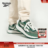 Reebok銳步官方24新品男女CL LEGACY W+蕾格西黑武士休閑復(fù)古跑鞋 100222340 復(fù)古軍綠 38.5 (24.5cm),US: 6.5