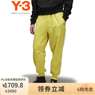 Y-3【 開學(xué)季】y3 3S CUF PANT男士休閑褲52JL6675休閑褲 檸檬黃 L