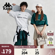 卡帕（Kappa）背靠背運動短袖男款純棉2025新款夏情侶t恤男士半袖女K0EX2TD01D 經典百搭-吸濕/透氣-韓國白色012 L （尺碼推薦適合175/96A）