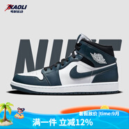 耐克（NIKE）【潮】Air Jordan aj1板鞋男女新款高幫休閑跑步運動耐磨籃球鞋 554725/554724-411 40 女碼