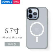 洛克（Rock）適用蘋(píng) 蘋(píng) 果13ProMax【灰色】支持Magsafe無(wú)