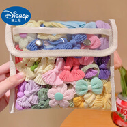 迪士尼（Disney）糖果色頭繩兒童發(fā)圈蝴蝶結皮筋女孩不傷發(fā)橡皮筋發(fā)飾女童發(fā)繩頭飾 超值66碼建議3-6個(gè)月10斤-13斤件