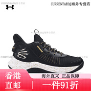 UNDER ARMOUR安德瑪UA 男鞋庫里CURRY 3Z7低幫厚底緩震回彈運動(dòng)鞋實(shí)戰訓練籃球 3026622-001 44