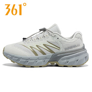 361°行山運動(dòng)鞋女鞋戶(hù)外登山徒步鞋361度防滑耐磨休閑鞋春季582533303 南極灰/嫩荷綠 38