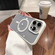圖拉斯適用蘋果16Promax手機(jī)殼17air/iPhone15Pro磁吸ip14膚感13透明12新款11防摔保護(hù)套簡約xsmax創(chuàng)意8p F1819白色(膚感磁吸)+膜 iPhone17Pro